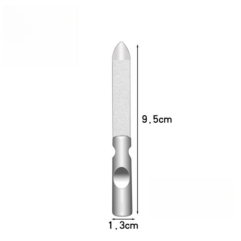 High-Quality Double Sided Nail Files Stainless Steel Manicure Pedicure Grooming For Professional Finger Toe Nails Care Tools