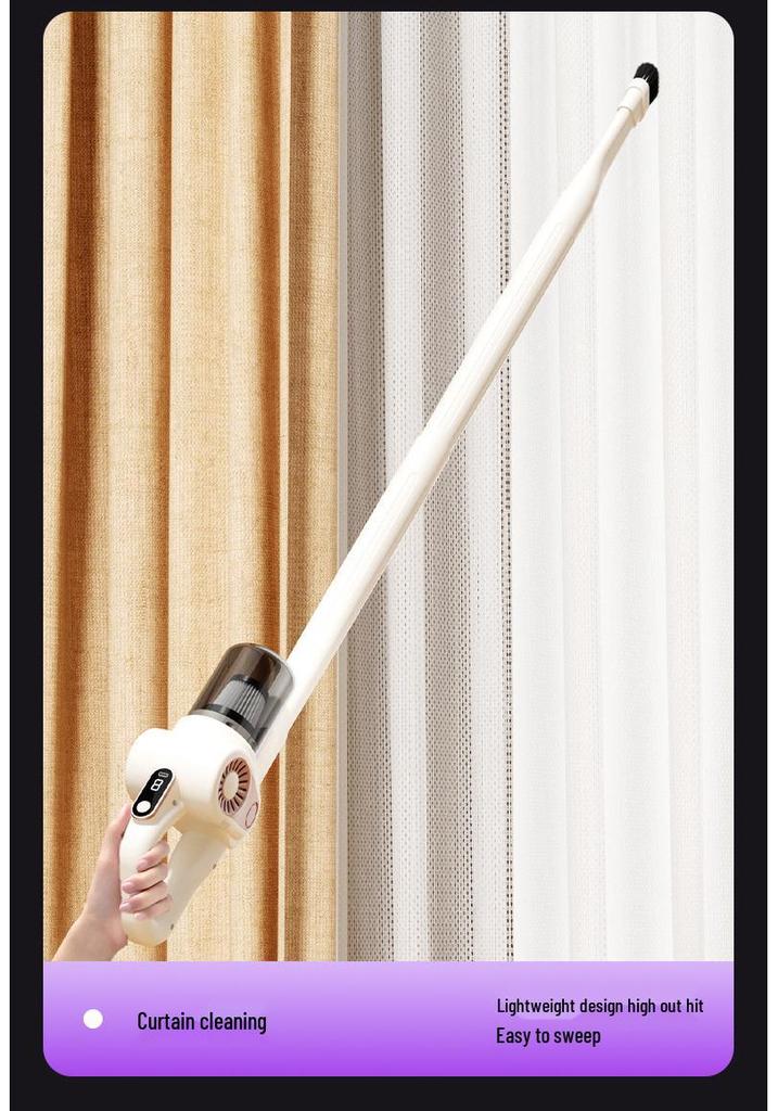 4-in-1 Portable Wireless Vacuum Cleaner with Super Strong Suction and Integrated Mop for Household Cleaning
