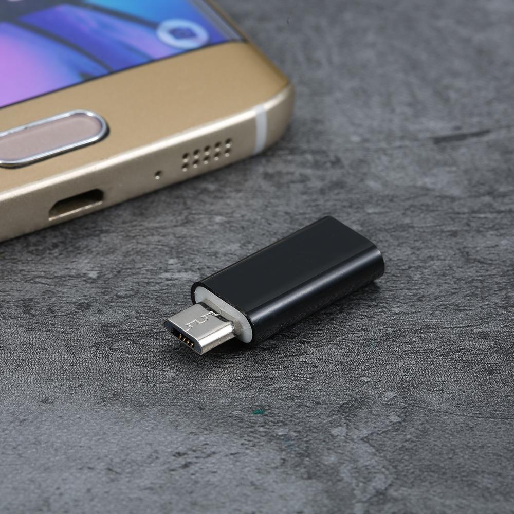 

Type C to USB Convert Connector Charging Data Sync Female to Male Adapter Black