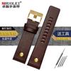 For Diesel DZ7257 DZ4323 DZ7348 DZ7313 DZ7312 DZ4318 Genuine Leather Watch Strap Men Large Dial Retro Riveted Cowhide Watchband