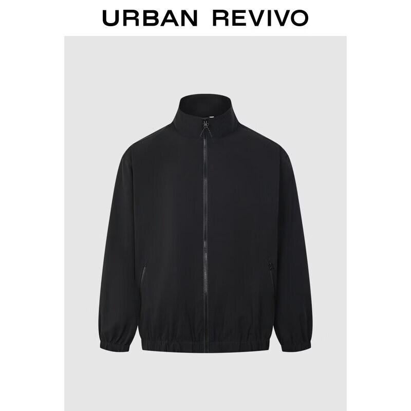 

UR 2026 Spring Men s Casual Zipper Stand Collar Jacket S
