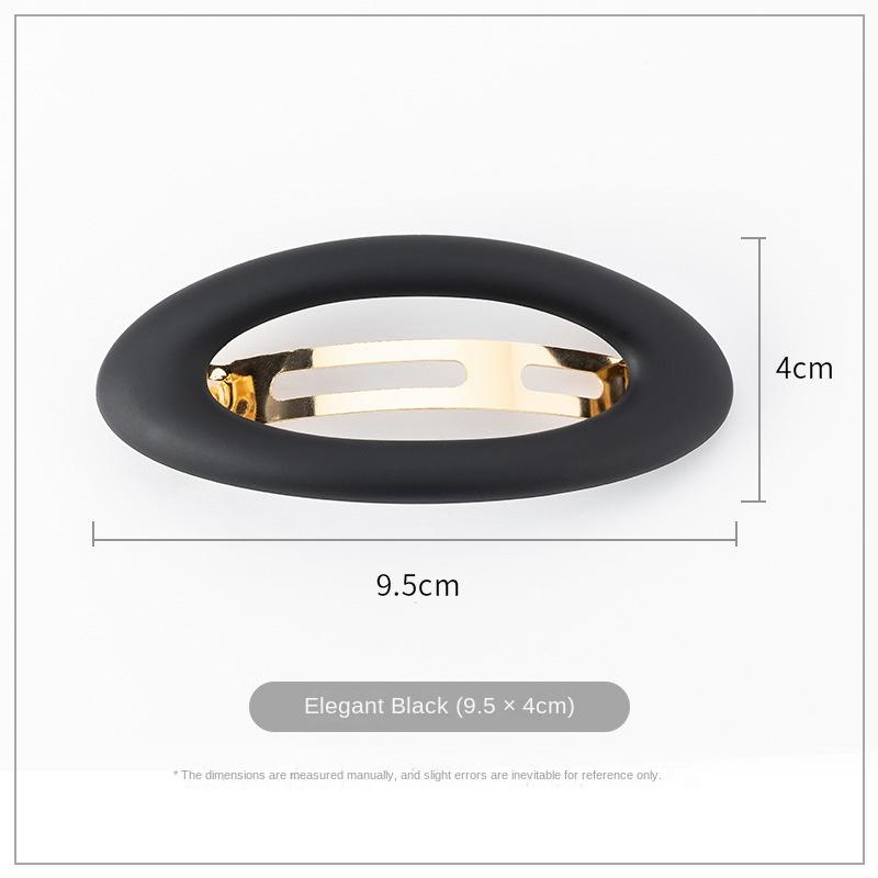 Fashion Matte Snap Hair Clip for Women Hairpin Hairclips Hair Barrette Korean Simple Ponytail Holder Hairgrips Hair Accessories