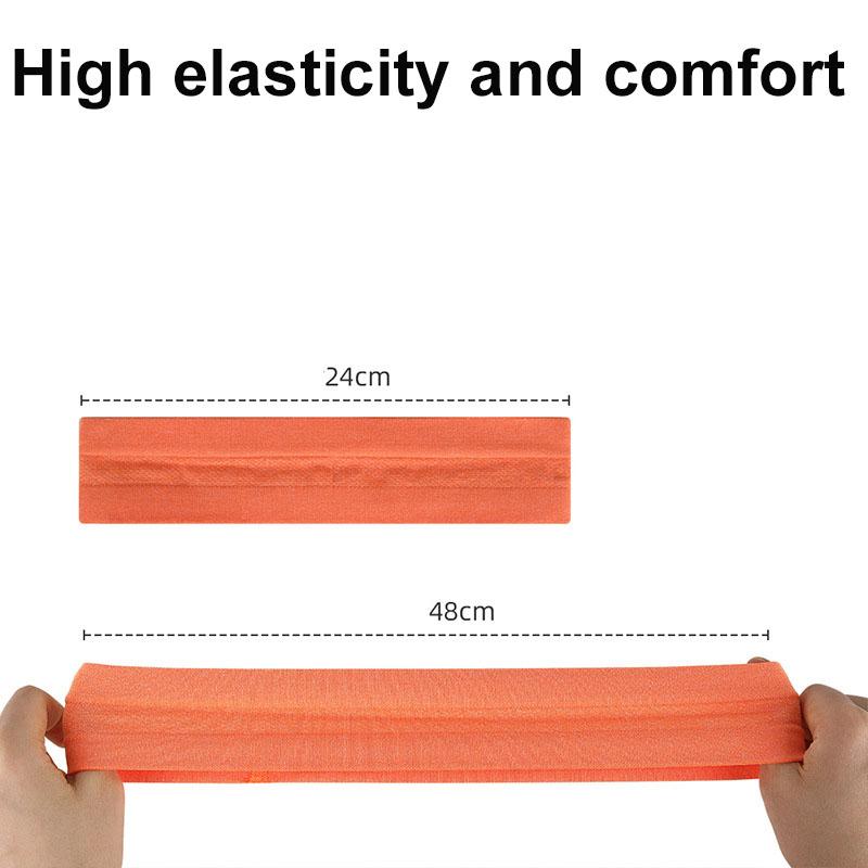 Outdoor Sports Fitness Hair Bands Headband Portable  Man Woman Hair Wrap Brace Elastic Cycling Yoga Running Exercising Sweatband