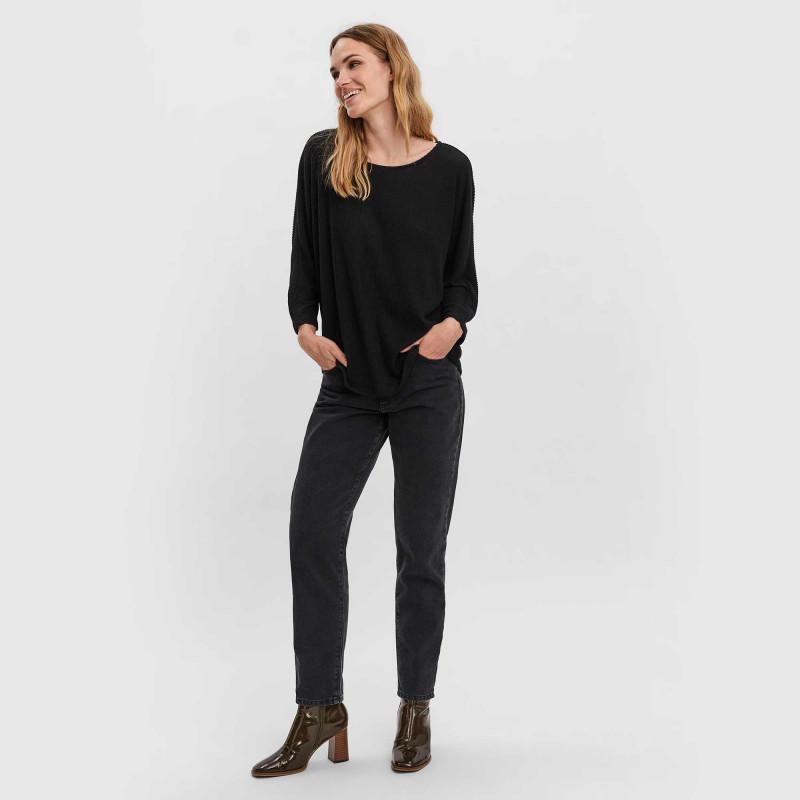 

Женский топ с круглым вырезом и рукавом 3/4 VERO MODA