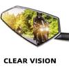 Universelle Motorrad-Rückspiegel aus Kohlefaser mit 10 mm 8 mm Kompatibel mit Honda Grom Yamaha Kawasaki und mehr