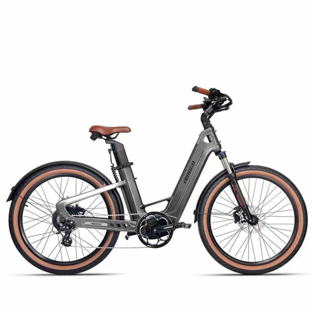 Carbonfaser Elektrofahrrad MIHOGO Air 26" 750W Motor 2x48V 9.6AH Doppelakku Maximale Reichweite 200Km Last 120KG