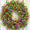 Spring Wreath Realistic Lifelike Natural Elegant Home Decoration