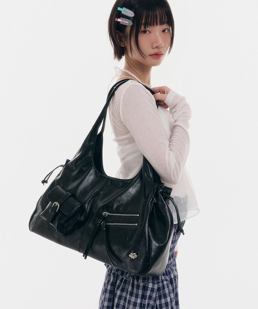 Myshell Pokey Asymmetrical Pocket Shopper Bag_30782Sh