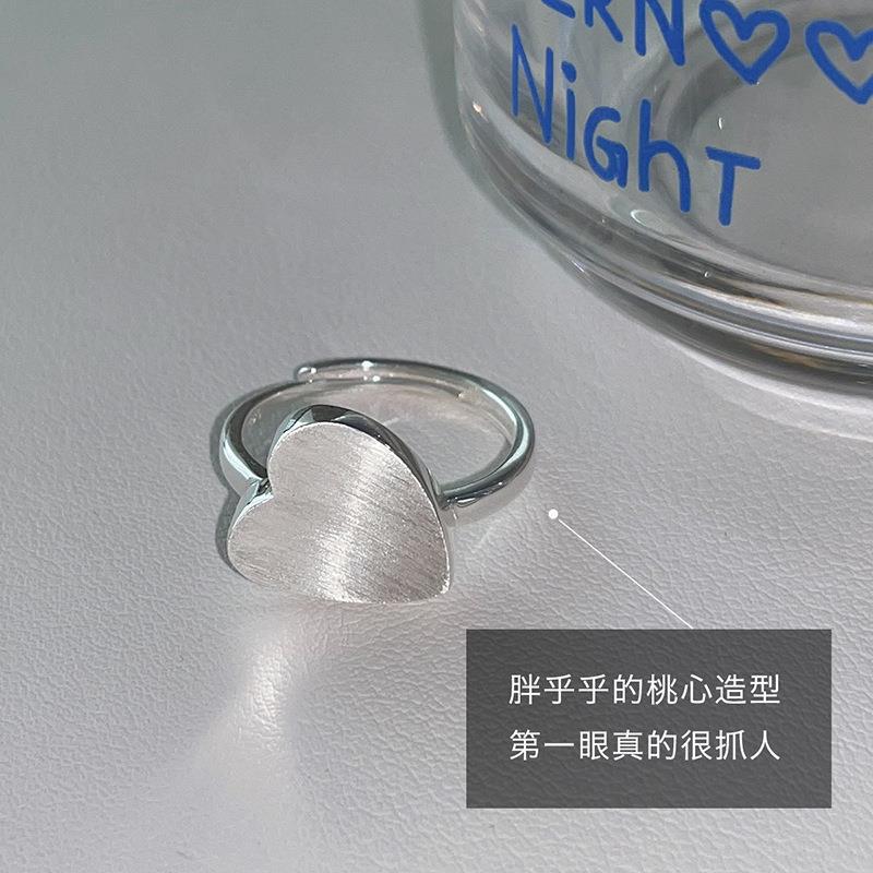 Copper Heart Trendy Shaped Ring For Women With Adjustable Size Comfort For