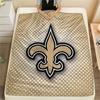 New Orleans Saints Flannel Blanket, High quality Comfortable for All Seasons, Home Decor, Warmth and Comfort