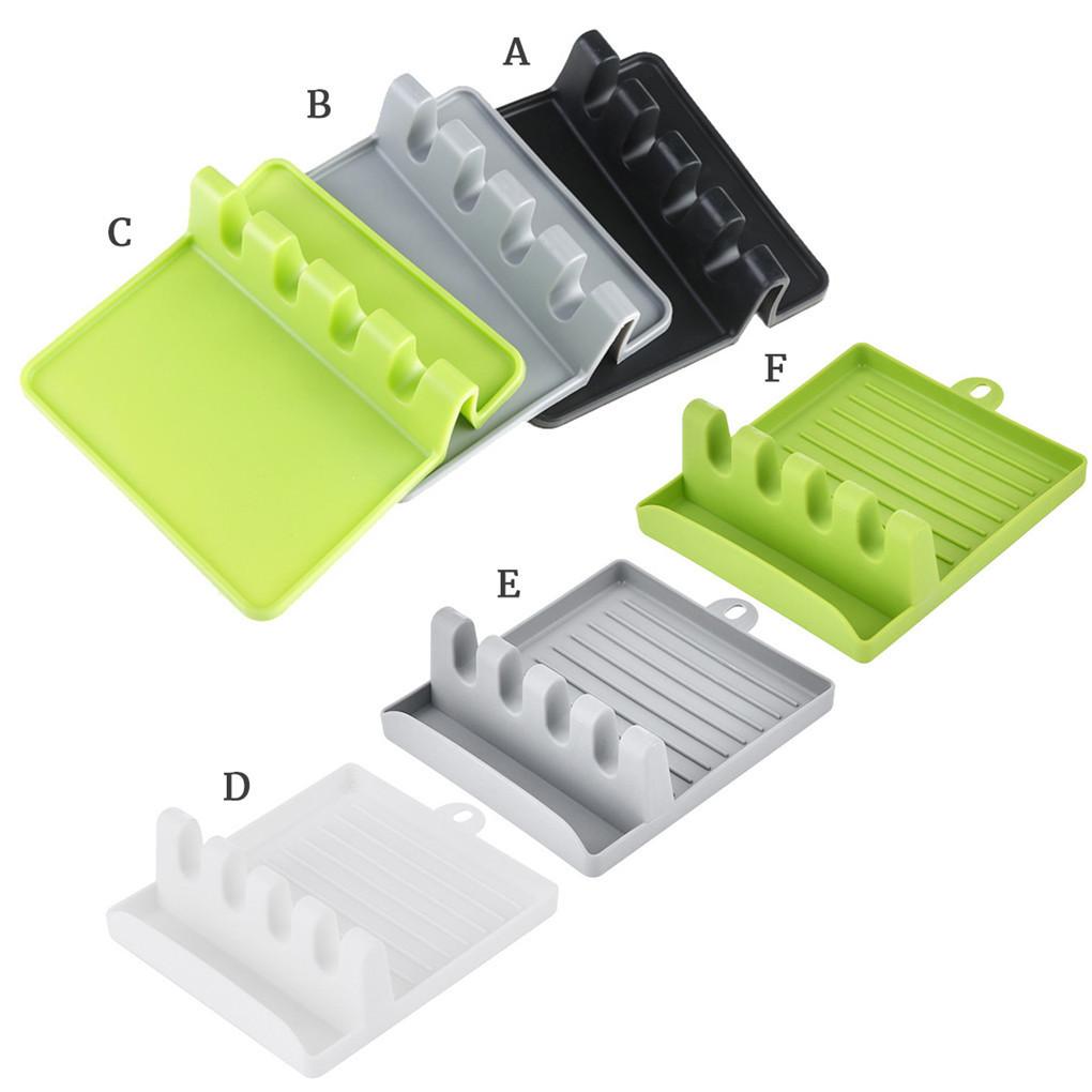 Spoon Rest Kitchen Organizer for Fork Spatula Rack Spoon Holder Stand