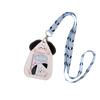 Shape Hollow Transparent Card Holder Girl's Neck Hanging Bus Card ID Card Holder Student Campus Card Holder