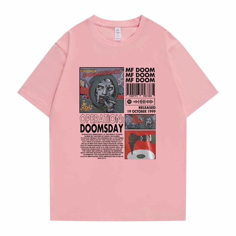 Rapper Mf Doom Hip Hop Oversized Graphic Tshirt Male Cotton Tshirt Man Streetwear Men Women Fashion Trend Short Sleeve T Shirts