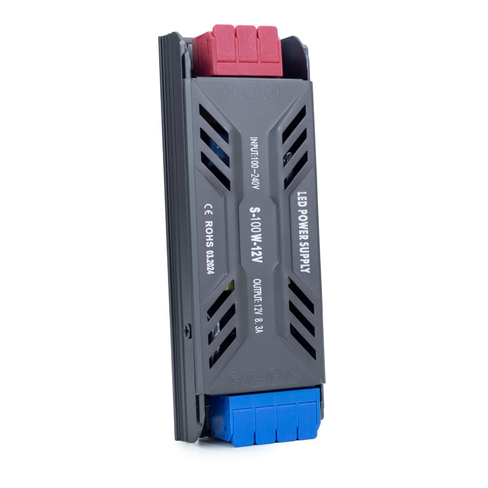 

SPAHER Switching Power Supply to DC12V Compact Regulated Power Converter DC Power Transformer Silent Overload Voltage Protection Circuit Safety