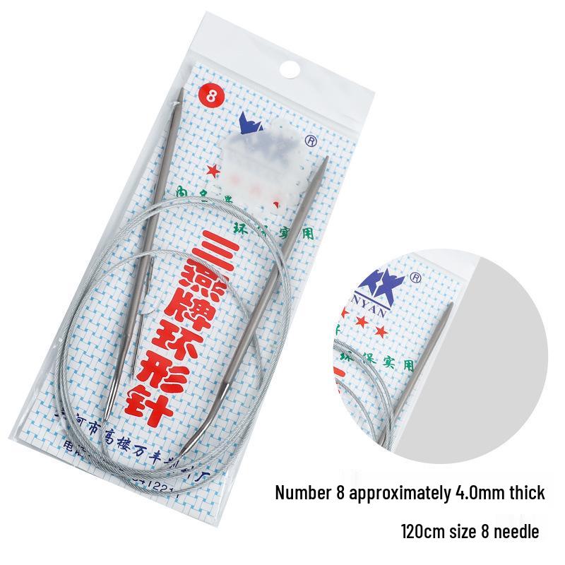 Sanyan Stainless Steel Circular Knitting and Crochet Needles Set