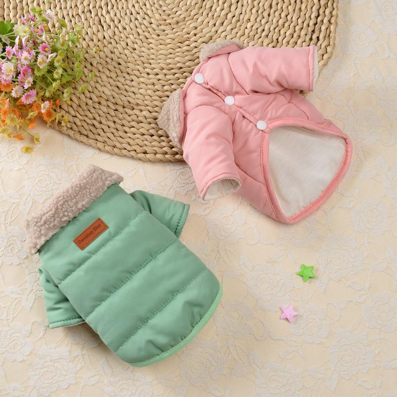 Winter Pet Coat Thermal Insulated Four-Legged Fleece Pet Jacket for Small Meidum Dogs Cats Warm Winter Apparel