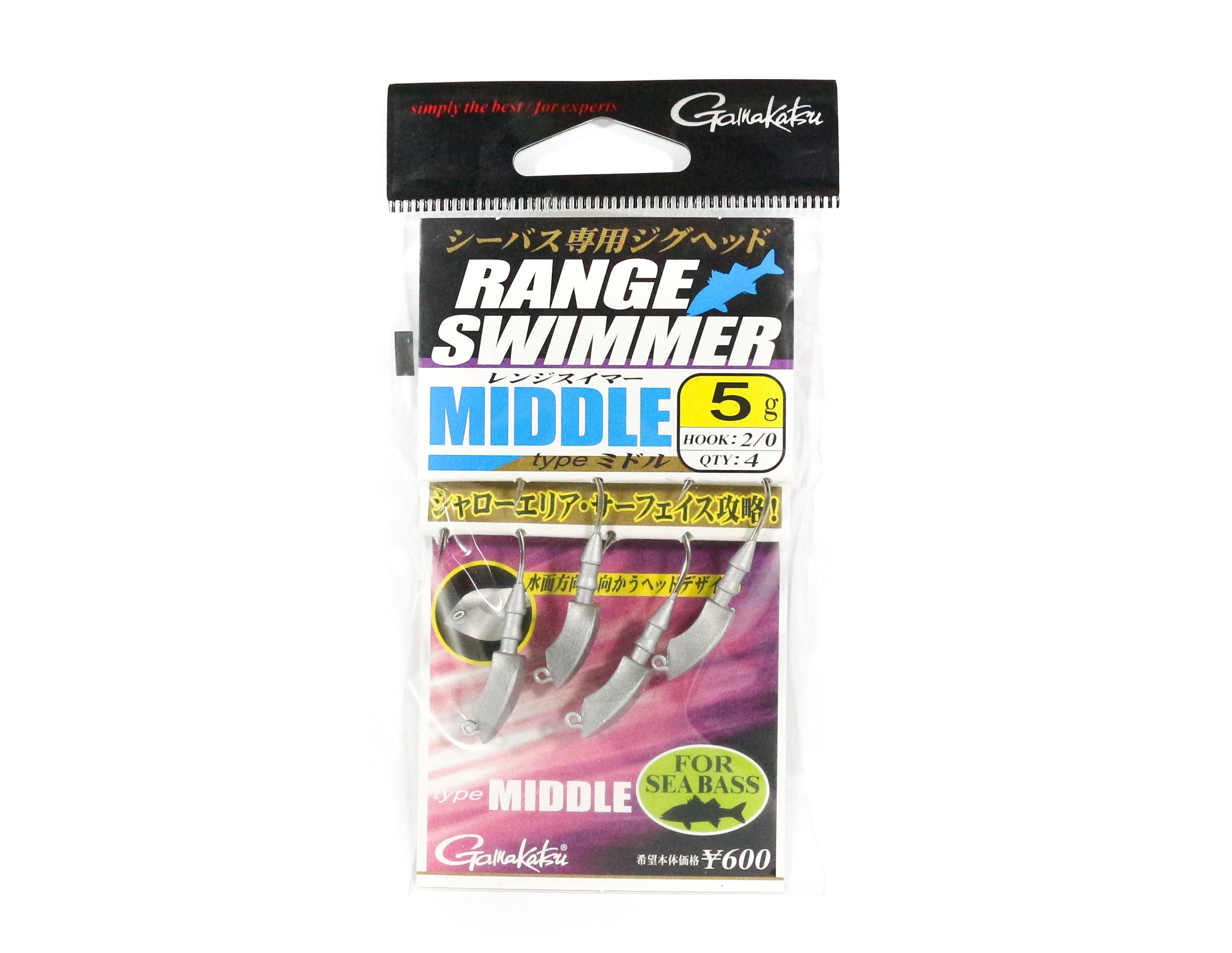 

Джиг-головка Gamakatsu для пловца средней дистанции, 5 грамм, размер 2/0,4 в упаковке (2497)