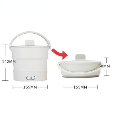110V/220V Foldable  Cooker Mini Multifunction Hot Pot Food Steamer Cooking Machine  Dormitory Noodle Cooker  Trave