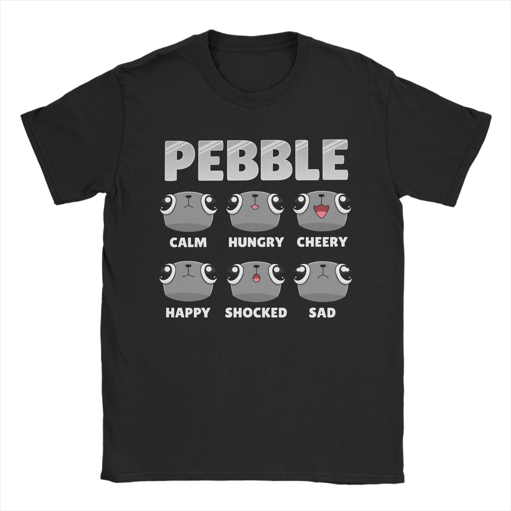 

Dandys World Pebble Peeker Футболка Унісекс Бавовняний одяг Хіп-хоп Круглий виріз Короткий рукав S