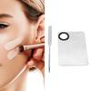 304 Stainless Steel Cosmetic Makeup Spatula Palette Set Cosmetic Foundation Mixing Palette with PU Leather Cover