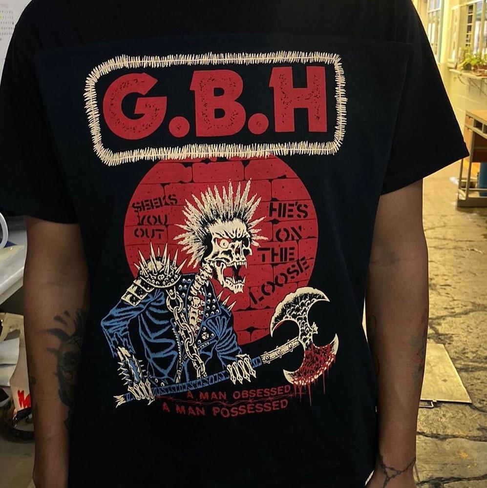 

GBH Band 90s Basic black Graphic T shirt Men Women Size S5XL NH18311 Unisex T-Shirt XXL