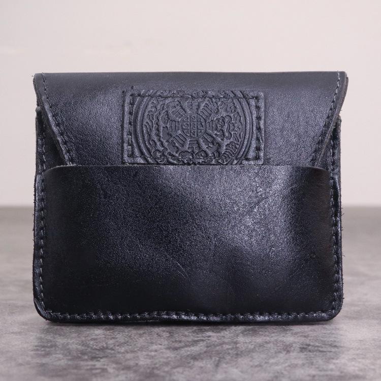 New Organ Style Vegetable Tanning Pickup Bag Japanese Large Capacity Zero Wallet Chinese Style Card Bag