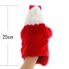 Hand Toy Christmas Gifts Santa Claus Plush Toys Big Hand Puppet Christmas Puppet Fingers Puppets