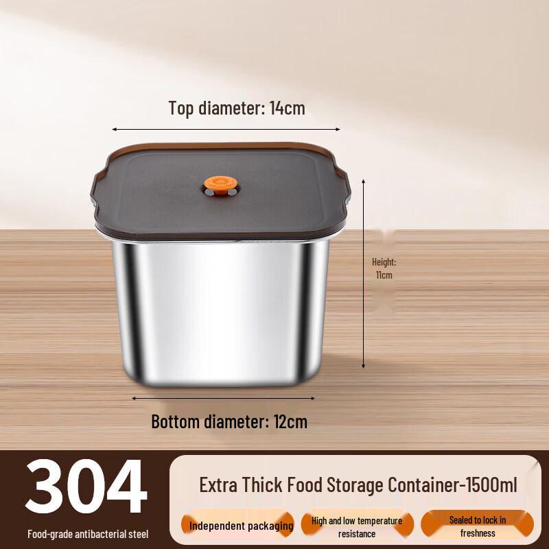 Sichun Stainless Steel Food Storage Container with Lid