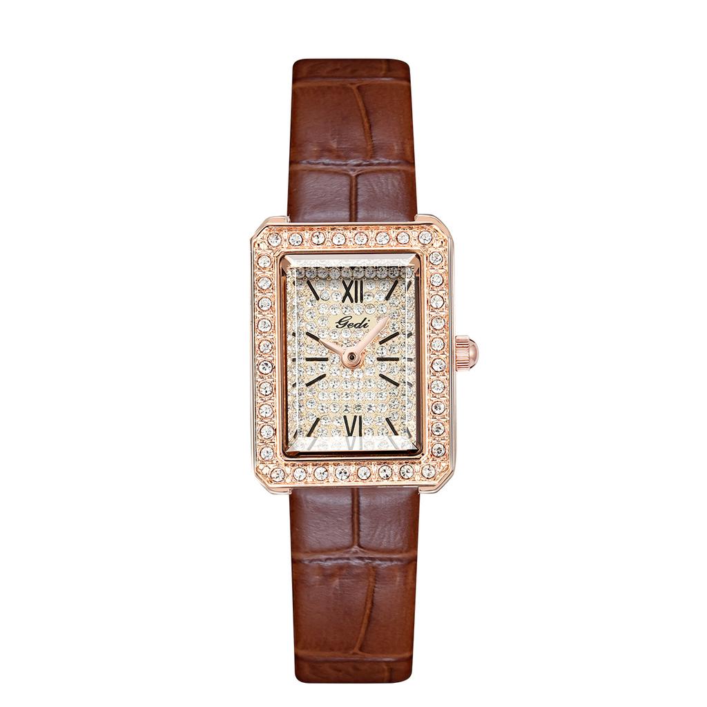 Watch Women'S Premium Light Luxury Belt Watch Gypsy Star Retro Exquisite Fashion Niche Quartz Watch Women