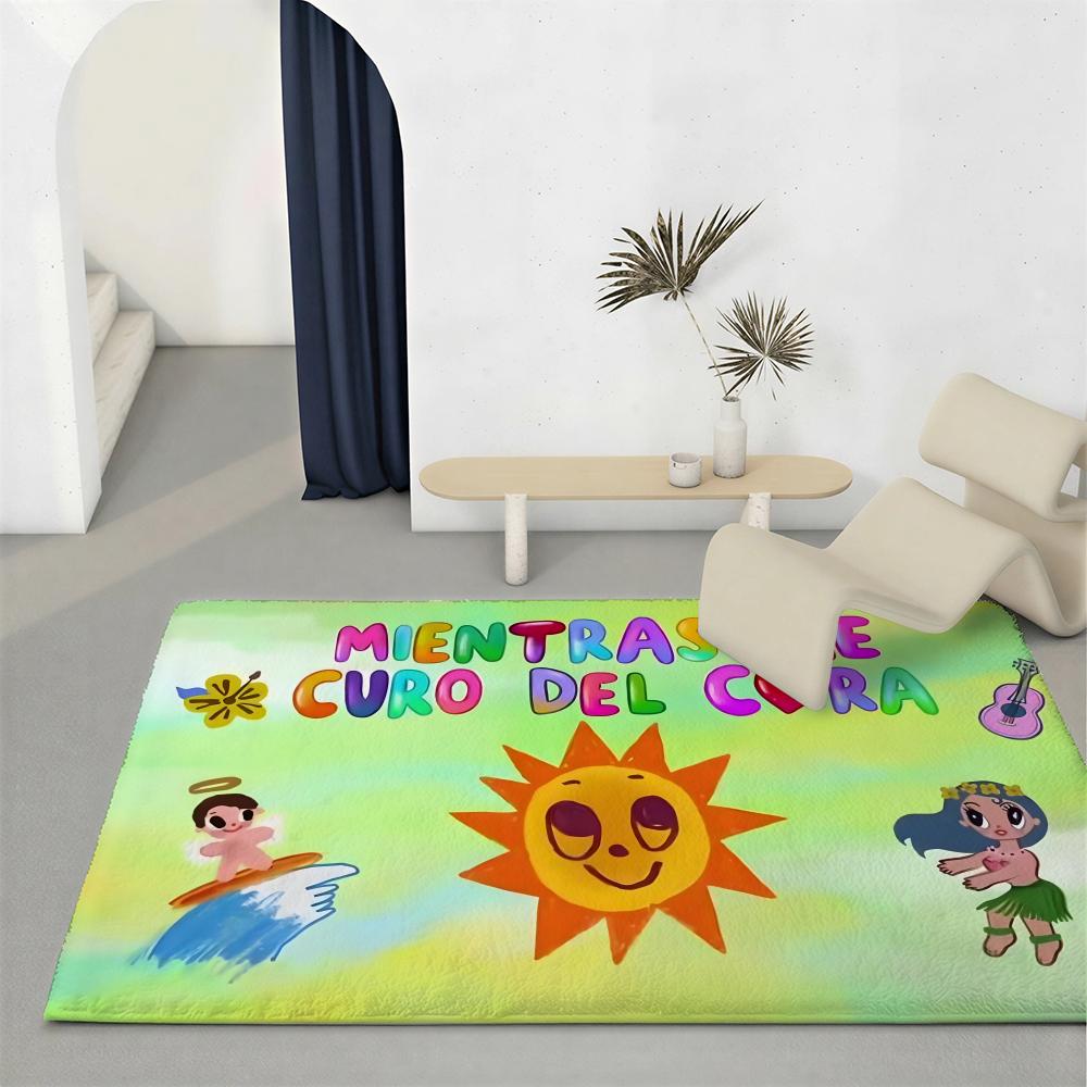 Pop Singer K-Karol GS Floor Mat Eco-Friendly Flannel Doormat Non-Slip Odorless Soft Short Plush Indoor Floor Rug