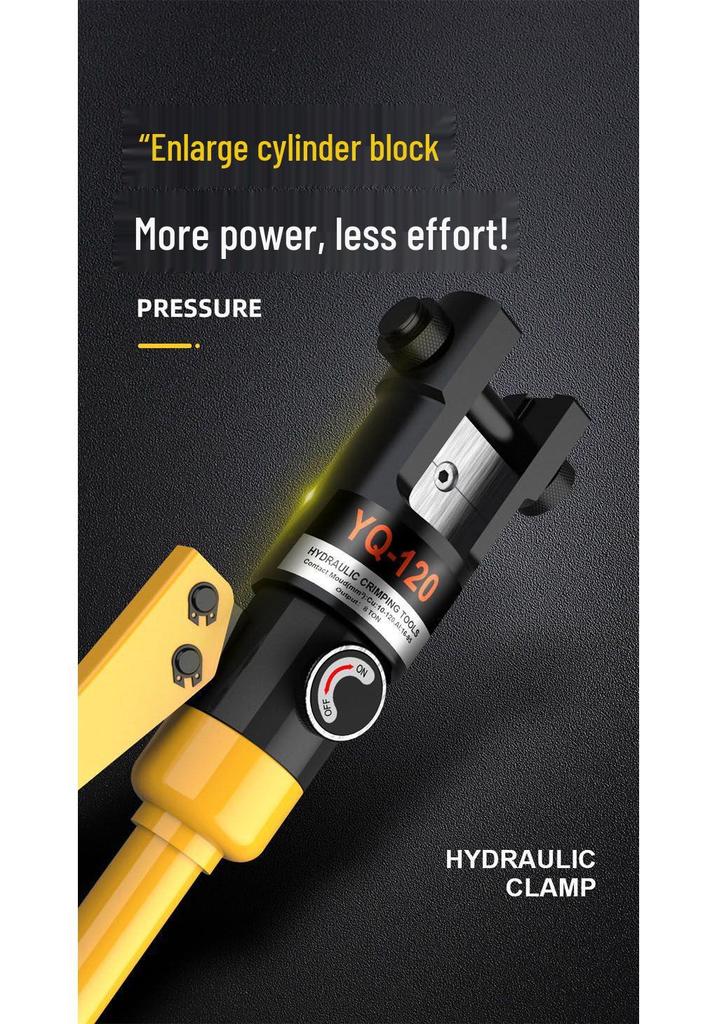 Manual Hydraulic Wire Crimper for Copper/Aluminum Terminals (YQK Series)