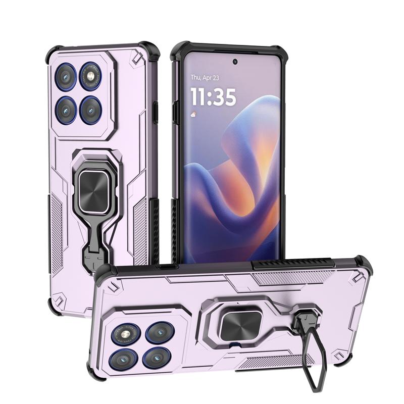 Etui dla Motorola Moto Edge 60 Pro 5G Magnetyczny Uchwyt Pierścień Pancerne Wstrząsoodporne Etui dla Moto Edge60 Pro Ochrona Obiektywu Pokrowiec