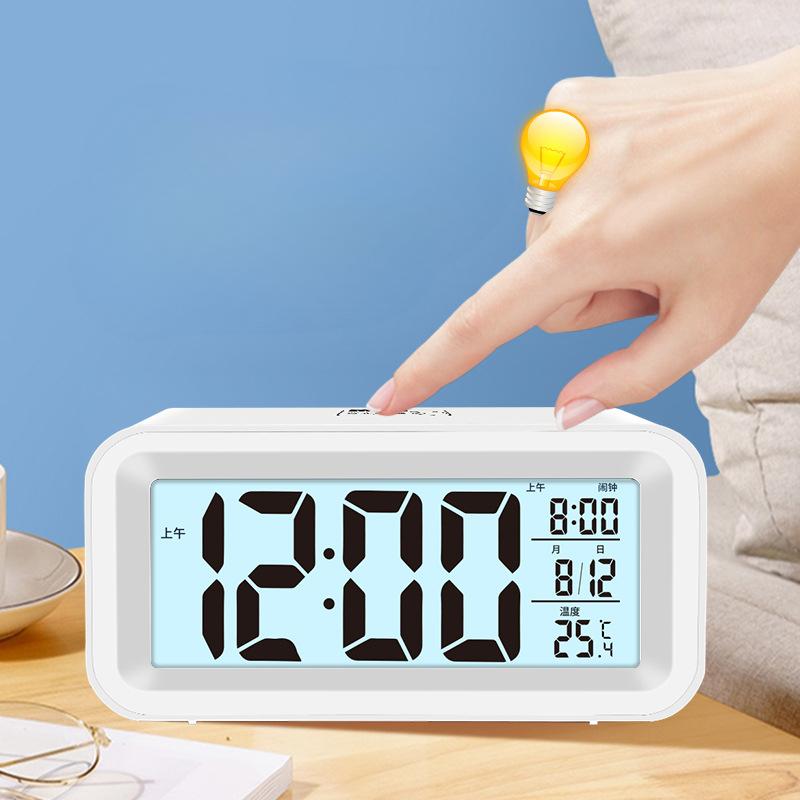 Alarm Clock for Students To Wake Up Artifact Multifunctional Intelligent Electronic Clock for Children Learning Bedroom Luminous Sleeping Clock