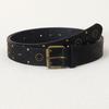 Unisex Punk Style Leather Belt with Rivet Decoration for Jeans