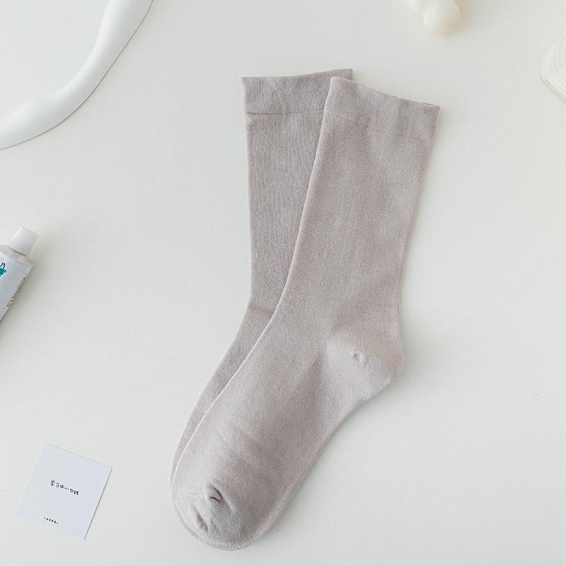 Kompressionssocken Mittellange Socken Trend Knochenlose Socken Weiße Strümpfe Stapelsocken Schwarze Strümpfe Einfach