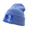 Frozen Elsa Kids Knitted Hat With Airy Acrylic Material For Autumn Winter Warmth
