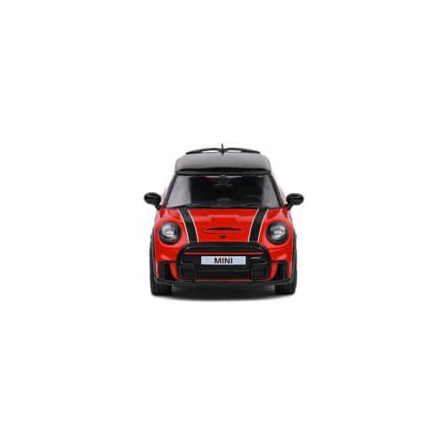 Solido 1/43 Mini John Cooper Works 2023 Červená SOLIDO Mini Cooper John Works Odlévaný model auta