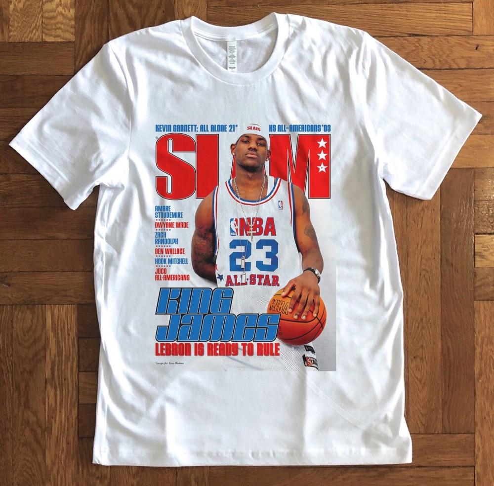 Lebron James SLAM Unisex T-shirt (Bella Canvas Unisex T-Shirt L