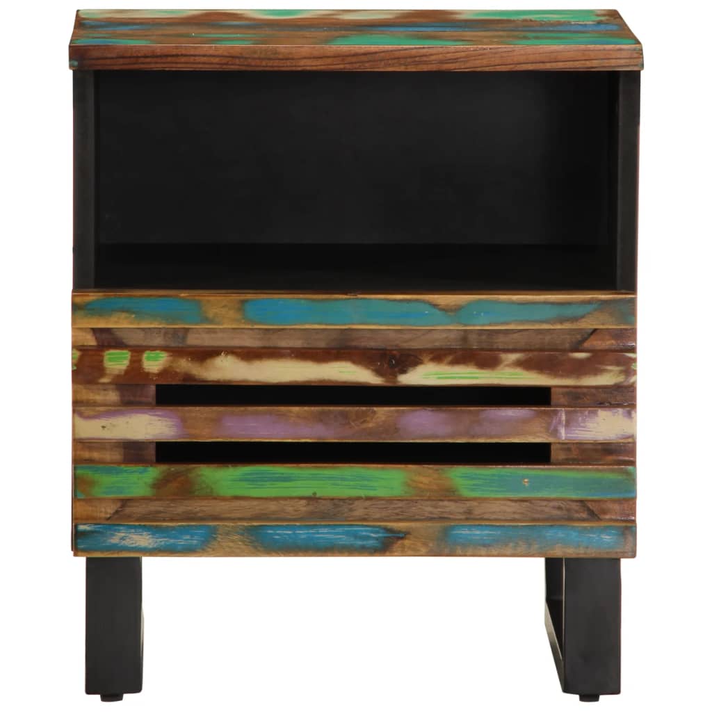 Nightstands (2 Pcs) 40 X 34 X 46 Cm Reclaimed Solid Wood