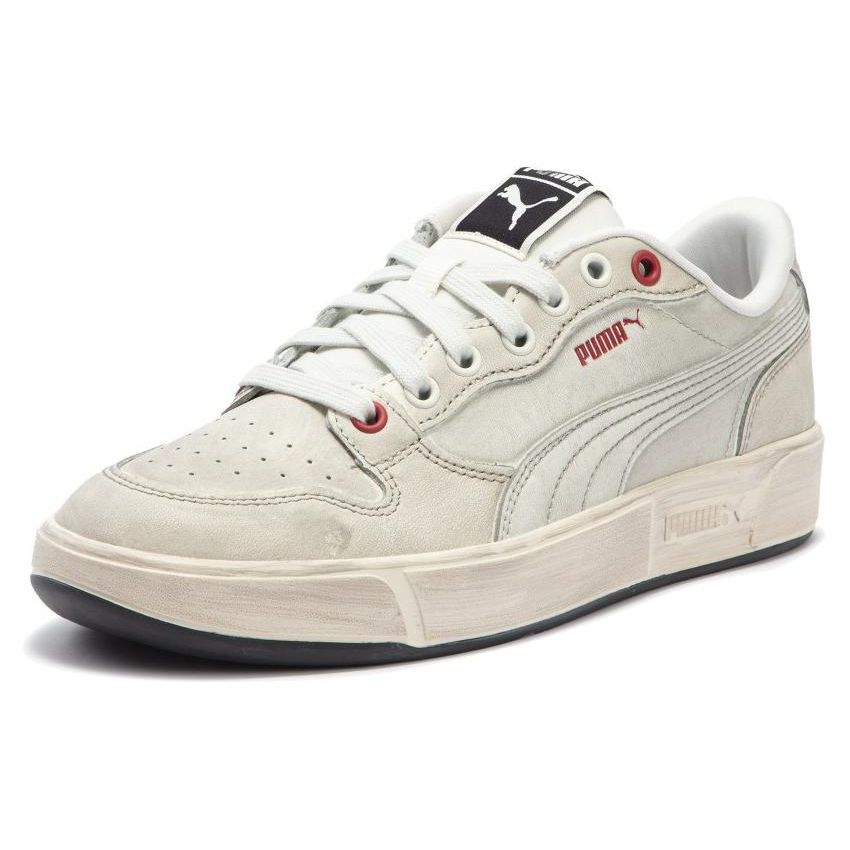 Puma LX Court Low Unisex Sneakers White White Red 399254-01