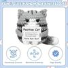 New Crochet Cat Doll Ornament Home Room Decoration Handmade Knitted Positive Energy Cat Doll With Card Christmas Party Gifts