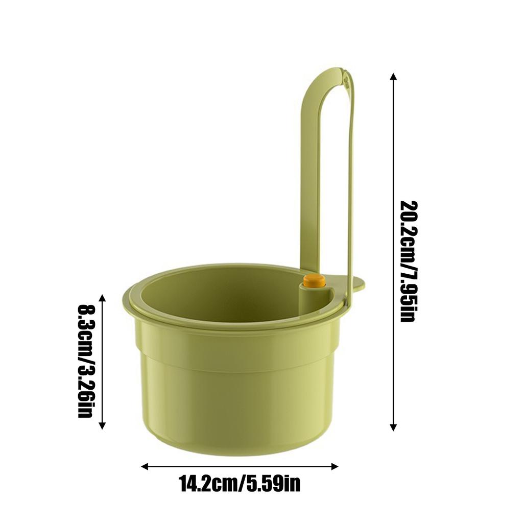 Creative Sink Hanging Strainer Basket Openable Bottom Cover Detachable Kitchen Garbage Filter Multifunctional Quickly Drain