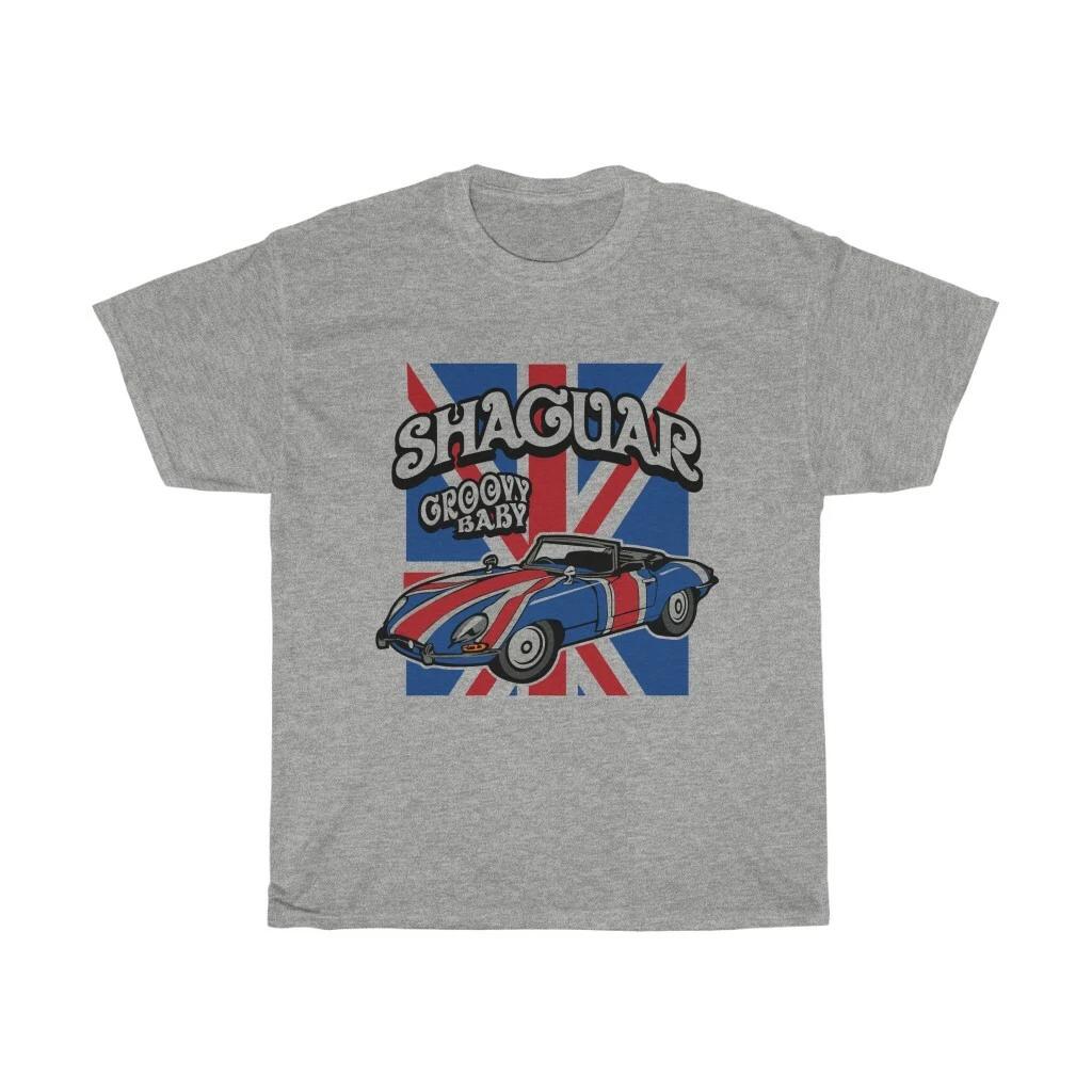 Shaguar, Unisex Heavy Cotton T-shirt, Inspired From Austin Powers L