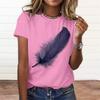 Roses Flower T Shirt Women 3D Floral Blossom Printed T-shirt Casaul Streetwear Tee Shirts Womens Clothing Oversize Short Sleeve