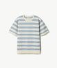 STCO Diems Cool Touch Striped Short Sleeve Knit_White (Classic Fit)_Dktxb21Ctw