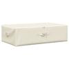 VidaXL Boîte de rangement Tissu 70x40x18 cm Crème 332907