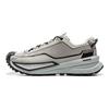 Li Ning CF Water Resistant Shock Absorbing Durable Support Reflective Low Top Outdoor Hiking Shoes Unisex Hiking Shoes Gray White AHTU023-12