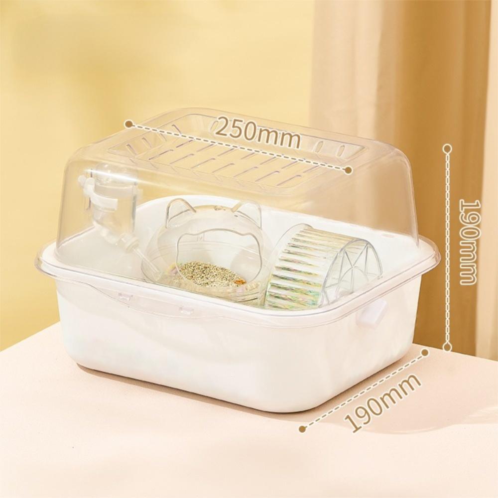 Convenient Large Space Hamster Cage Breathable Ventilation Small Animal Carrying Cage Sturdy Pet House