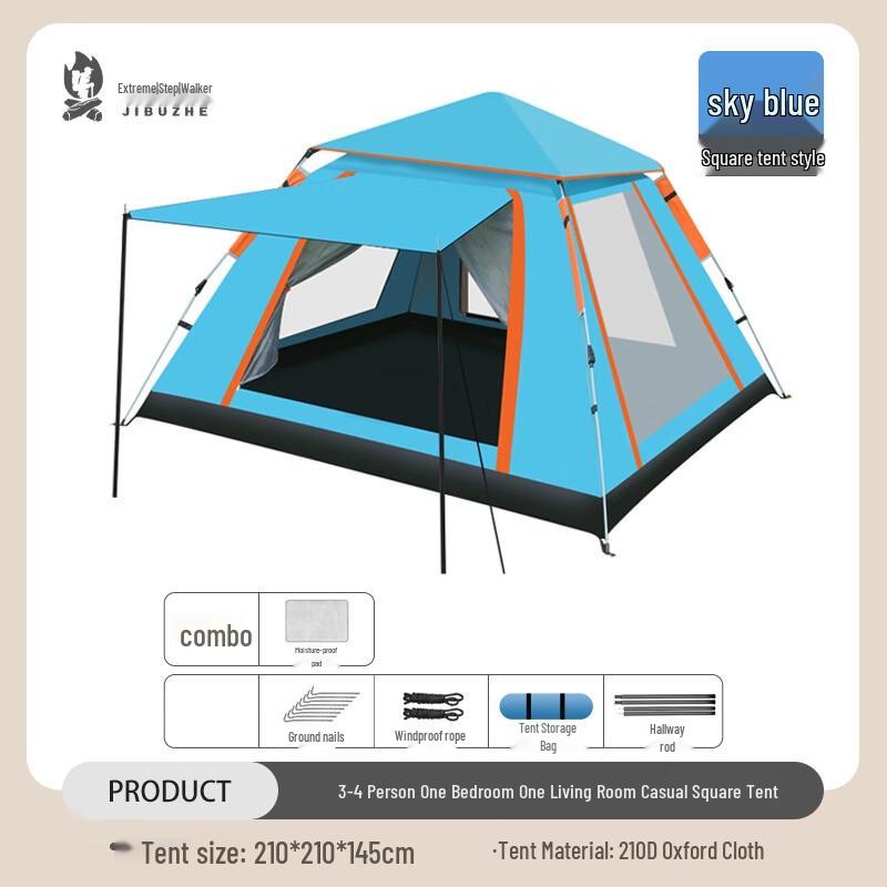 Outdoor Automatic Pop-Up Camping Tent