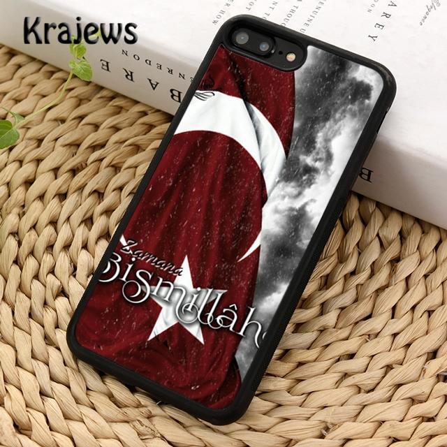 Krajews Flag of Turkey Istanbul Phone Case Cover For iPhone 17 Air 16 15 14 Plus 11 12 13 Pro Max Plus Coque Fundas